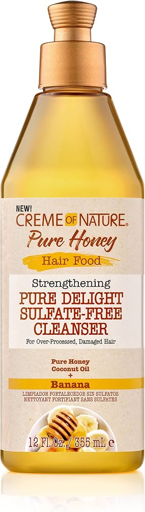 Creme of Nature Pure Honey Banana Cleanser(12oz)