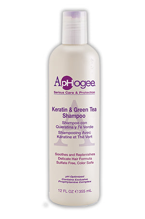 ApHogee Kerain&Green Tea Shampoo (12oz)