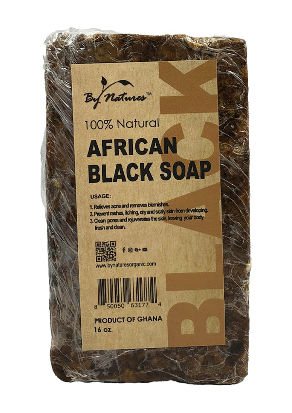 By Nature African Black Soap (16 oz)