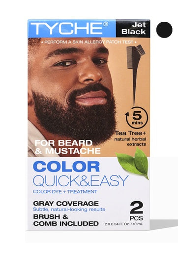 NK TYCHE Beard Color Quick&Easy #Black Brown (2 pc/pk)