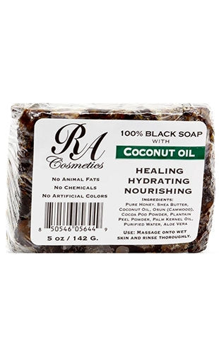 RA Cosmetics 100% Black Soap