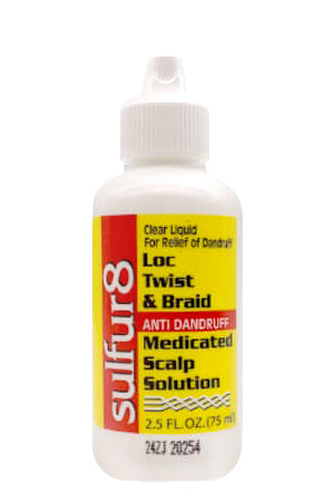 Sulfur 8 Lock Twist & Braid Gel Anti dandruff (2.5oz)