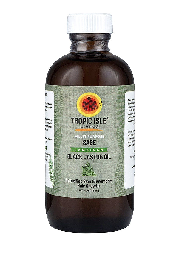 Tropic Isle Jamaican Black Castor Oil -Sage (4 oz)