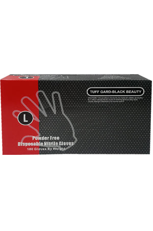 Tuff Gard-Black Beauty -PowderFree Disposable Gloves
