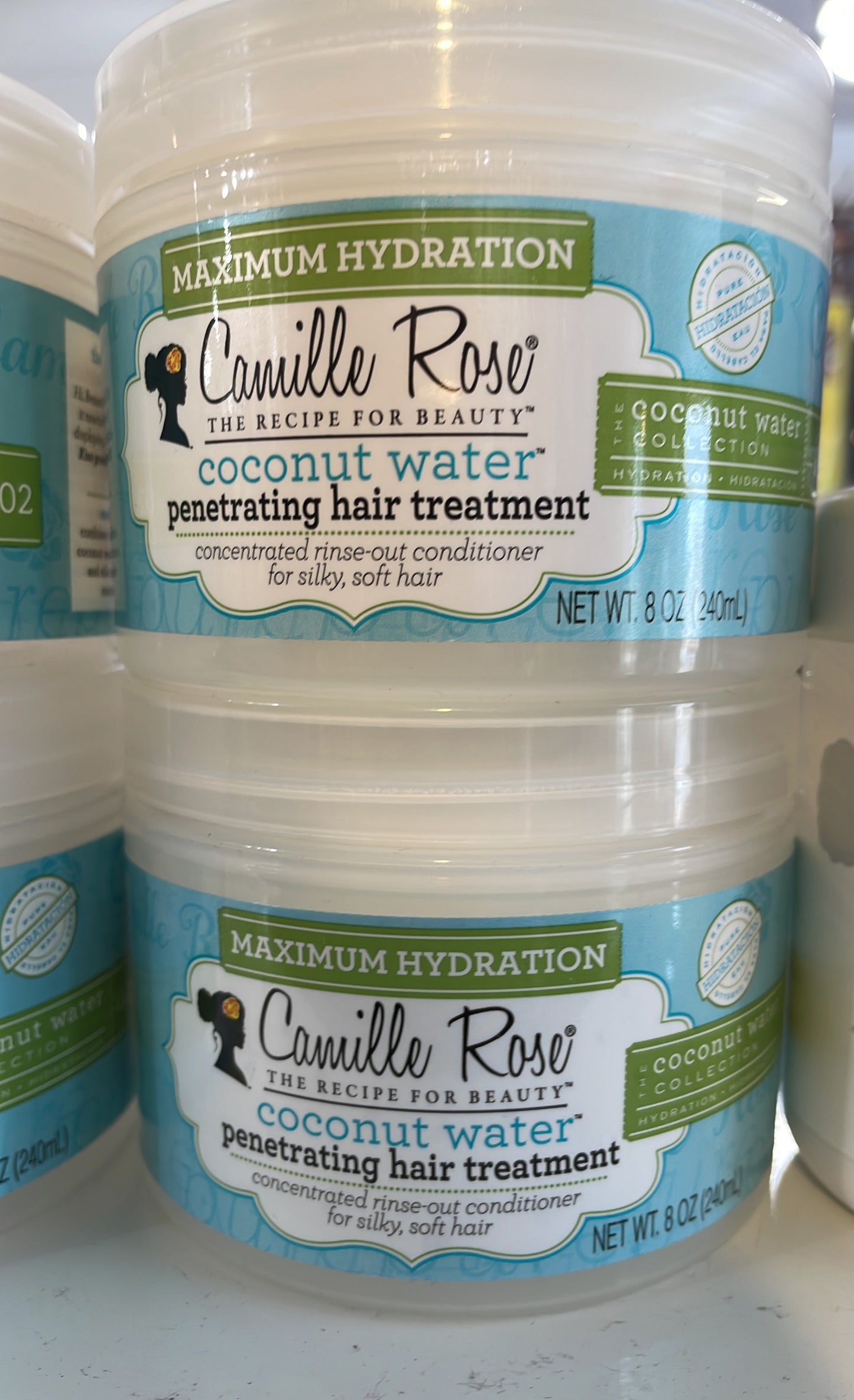 Camille rose coconut water penetrating hair treatment