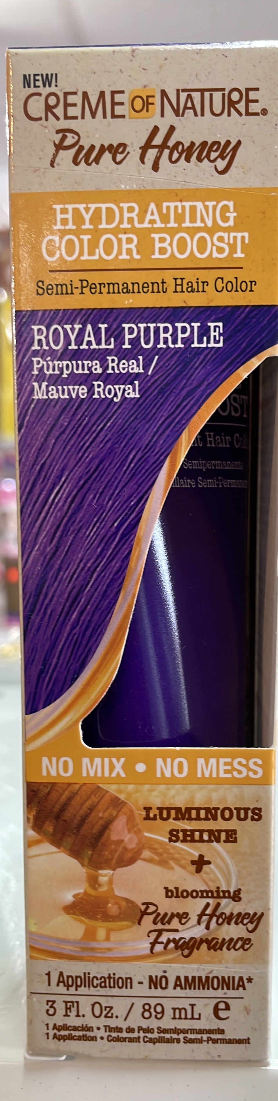 Crème of nature coloré boost royal purple
