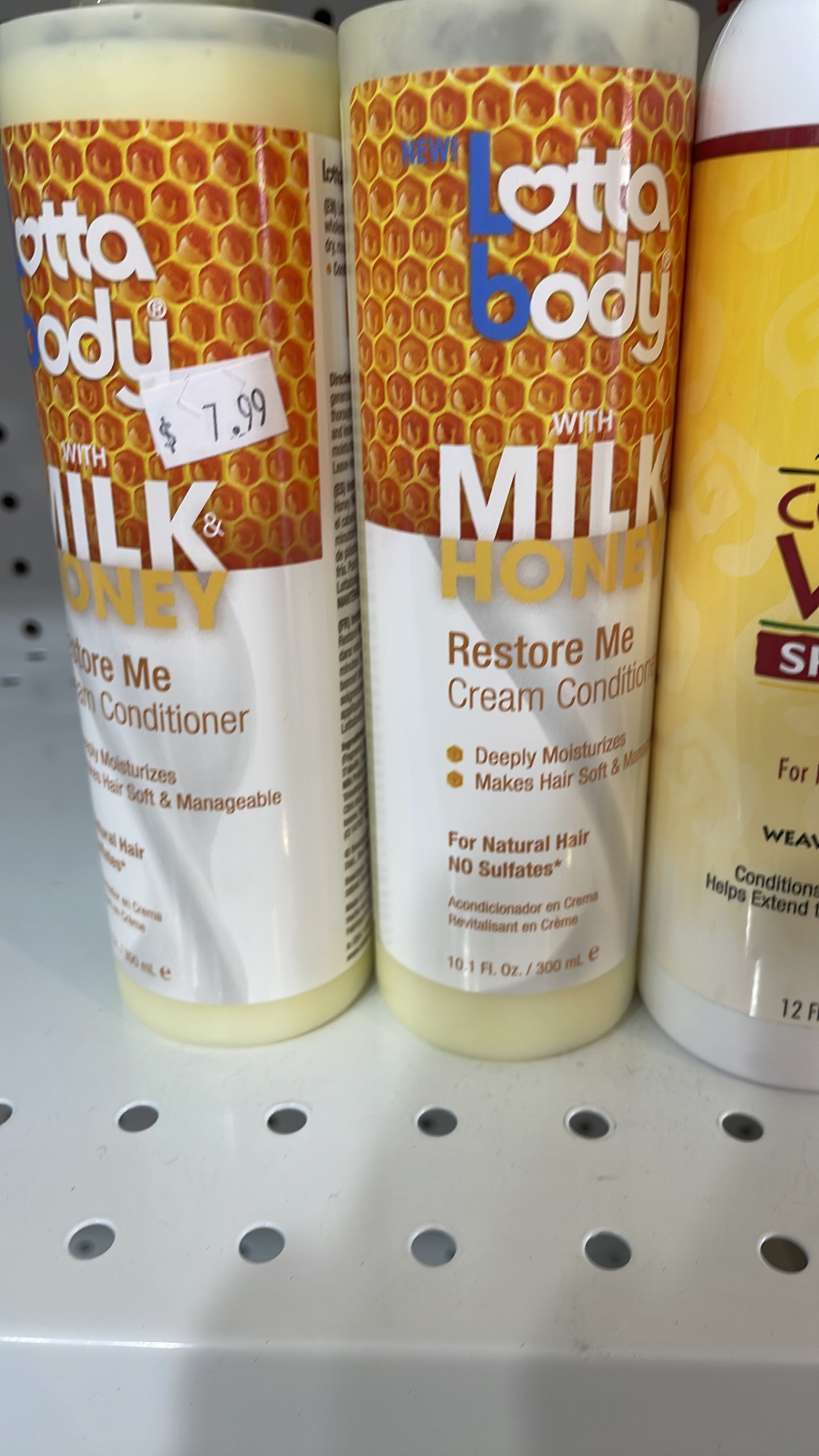 Lottabody ,milk honey restore me cream conditioner