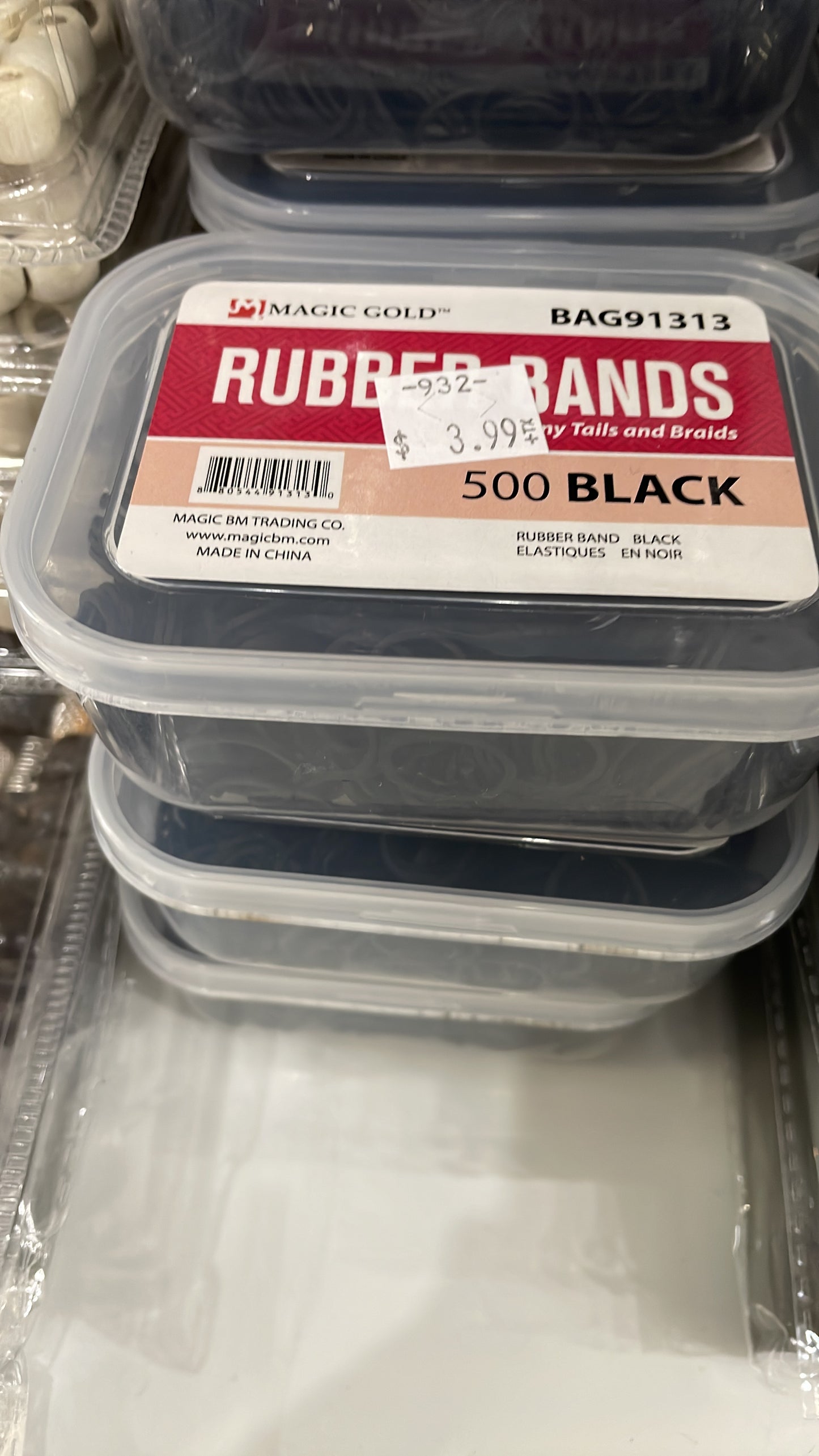 Rubber band noir 500