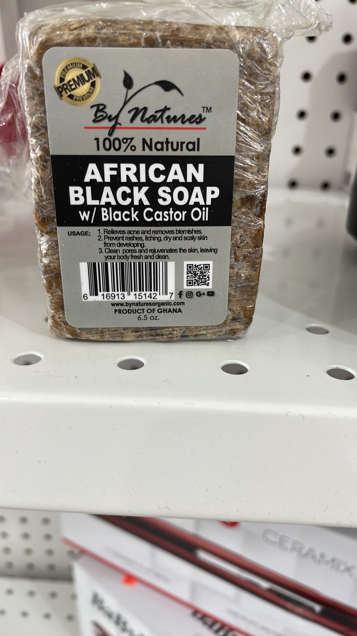 Africain black soap black castor oil