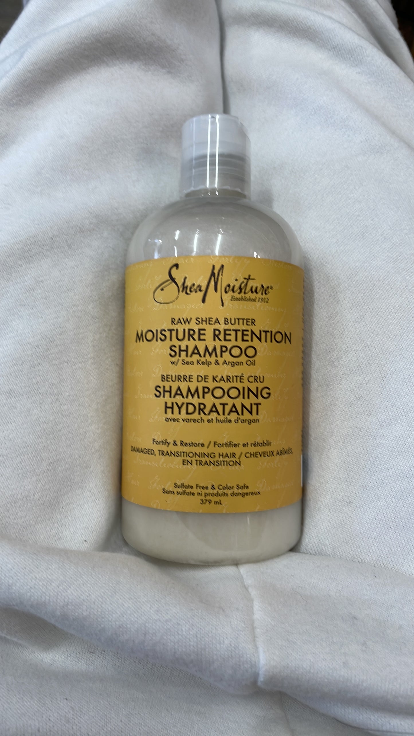 Shea moisture , retention shampoo