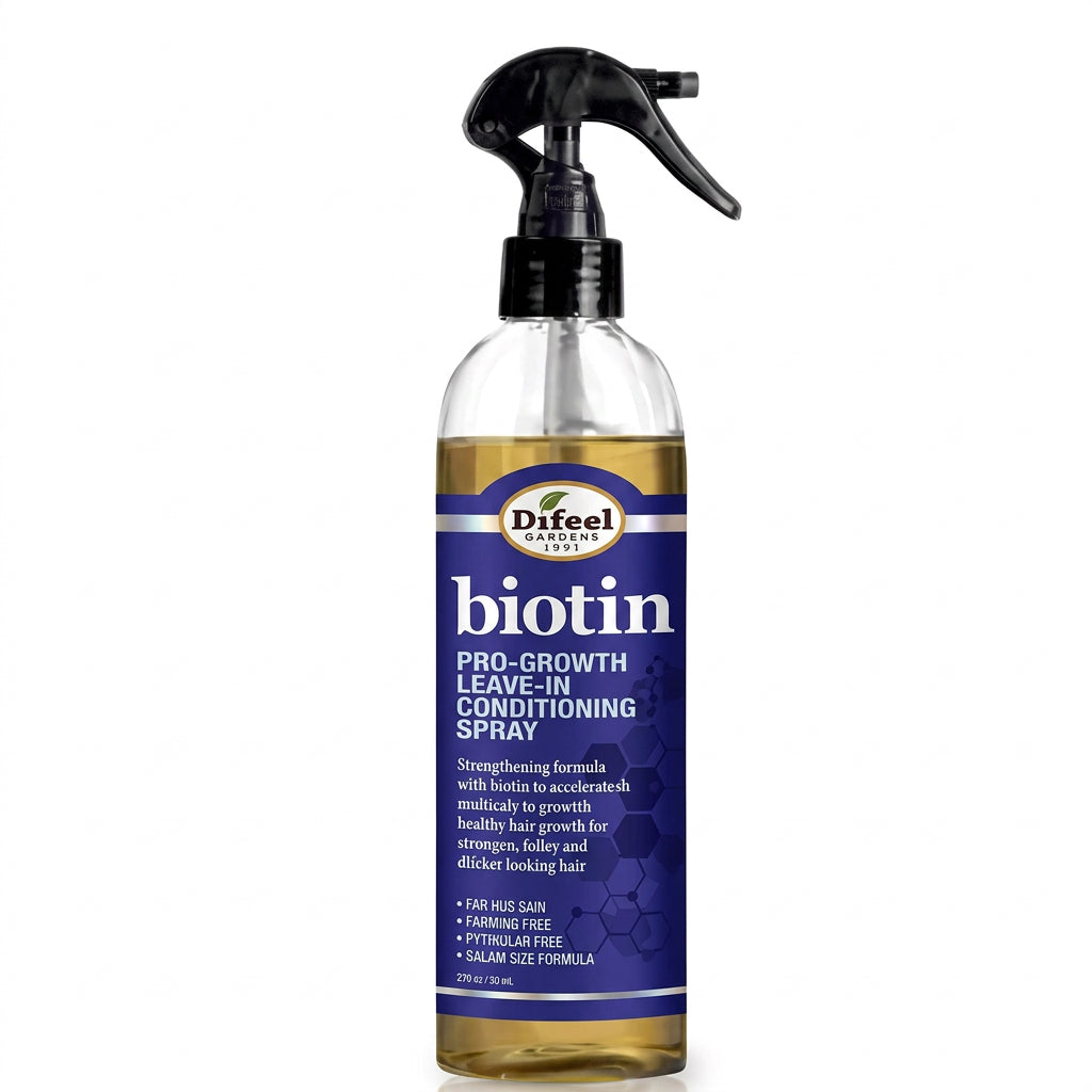 Difeel Biotin Growth & Curl Leave-In Conditioning Spray (6 oz)