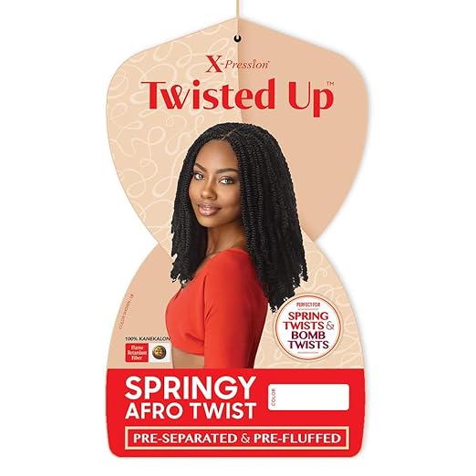 Outre X-Pression Synthetic Braid - 3X SPRINGY AFRO TWIST 16