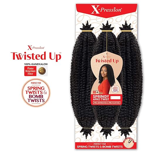 Outre X-Pression Synthetic Braid - 3X SPRINGY AFRO TWIST 16