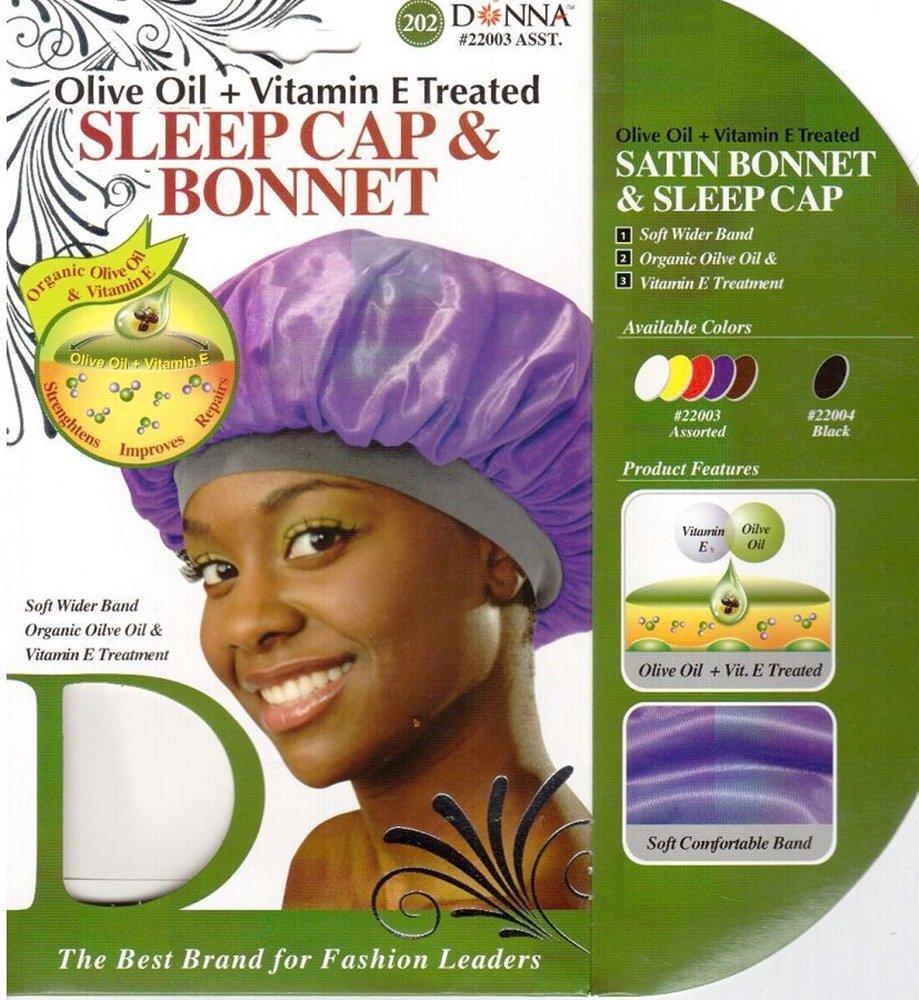 Donna Oil Treated Sleep Cap & Bonnet