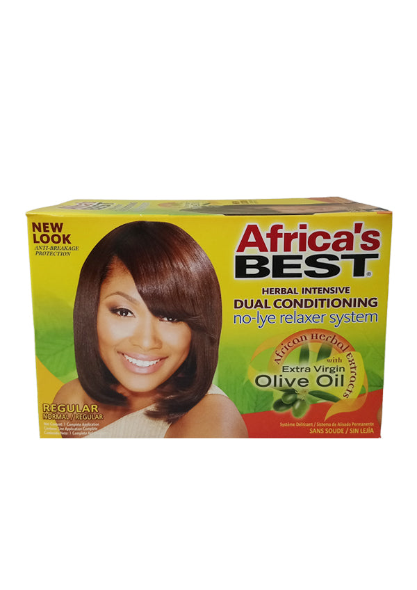 africa's best no-lye relaxer system  regular