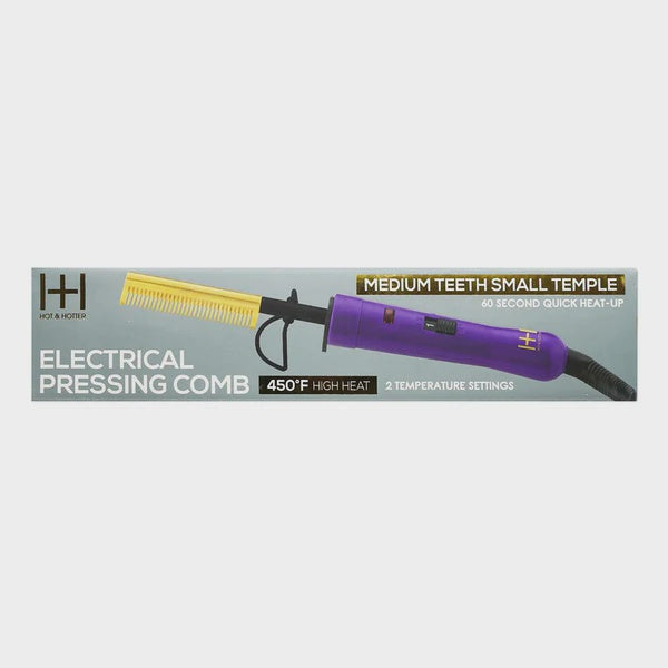 Hot & Hotter Electric Pressing Comb
