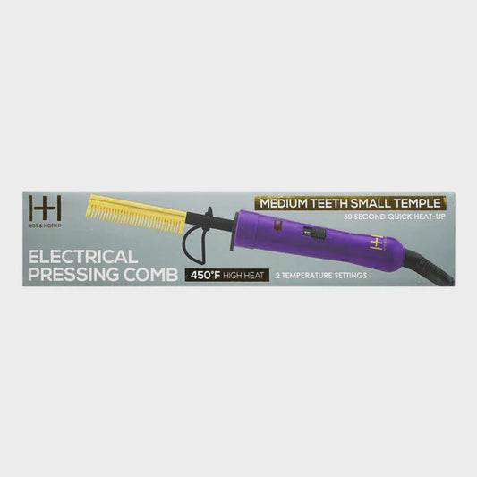 Hot & Hotter Electric Pressing Comb