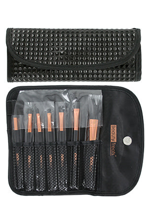 Beauty Treats 7pc Brush Set in Pouch_BlackPyramid