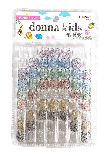 Donna Glow In The Dark Bead Value Pack #5992 Glitter Mixed