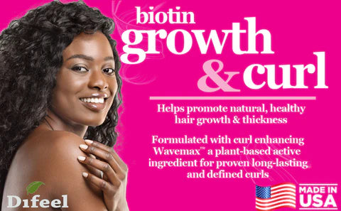 Difeel Growth&Curl Biotin Hair Mask(12oz)