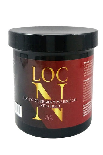 LOC N Loc Twists Braids Wave Edge Gel Extra Hold 16oz