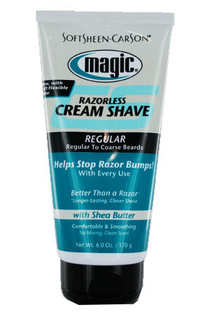 Magic Razorless Cream Shave - 6 oz