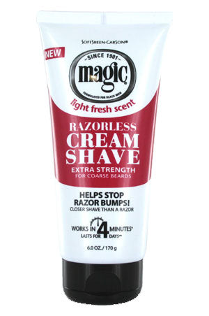 Magic Razorless Cream Shave - 6 oz