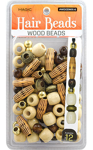 Magic Wood Bead Mix color