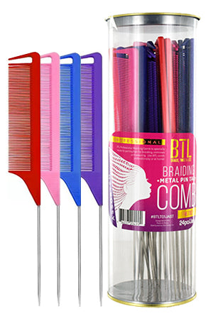 BTL Brading Metal Pin Tail Comb