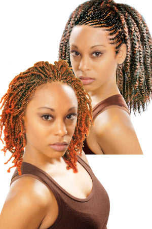 Twin Afro twist braid
