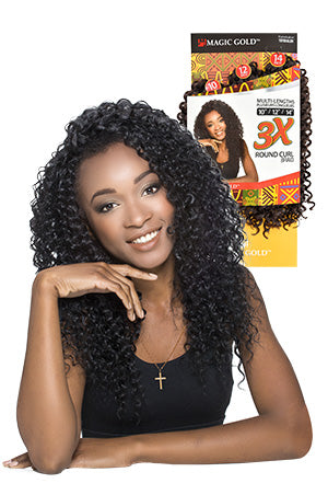 3X Round Curl Braid 10"/12"/14" (4)