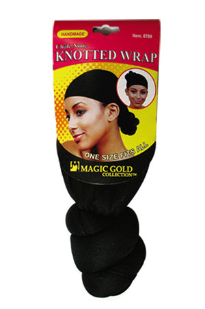 Magic Gold Knotted Wrap Black/Asst