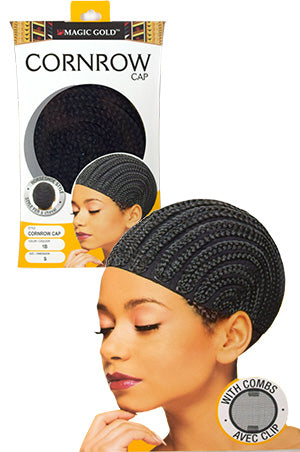 Magic Gold Cornrow Cap Color-HorseShoe style
