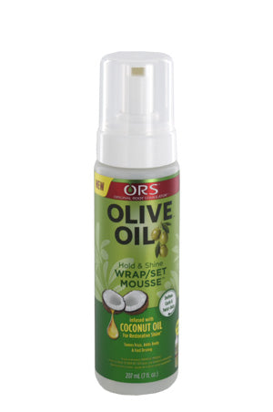 Organic Root Olive Oil Wrap/Set Mousse (7 oz)