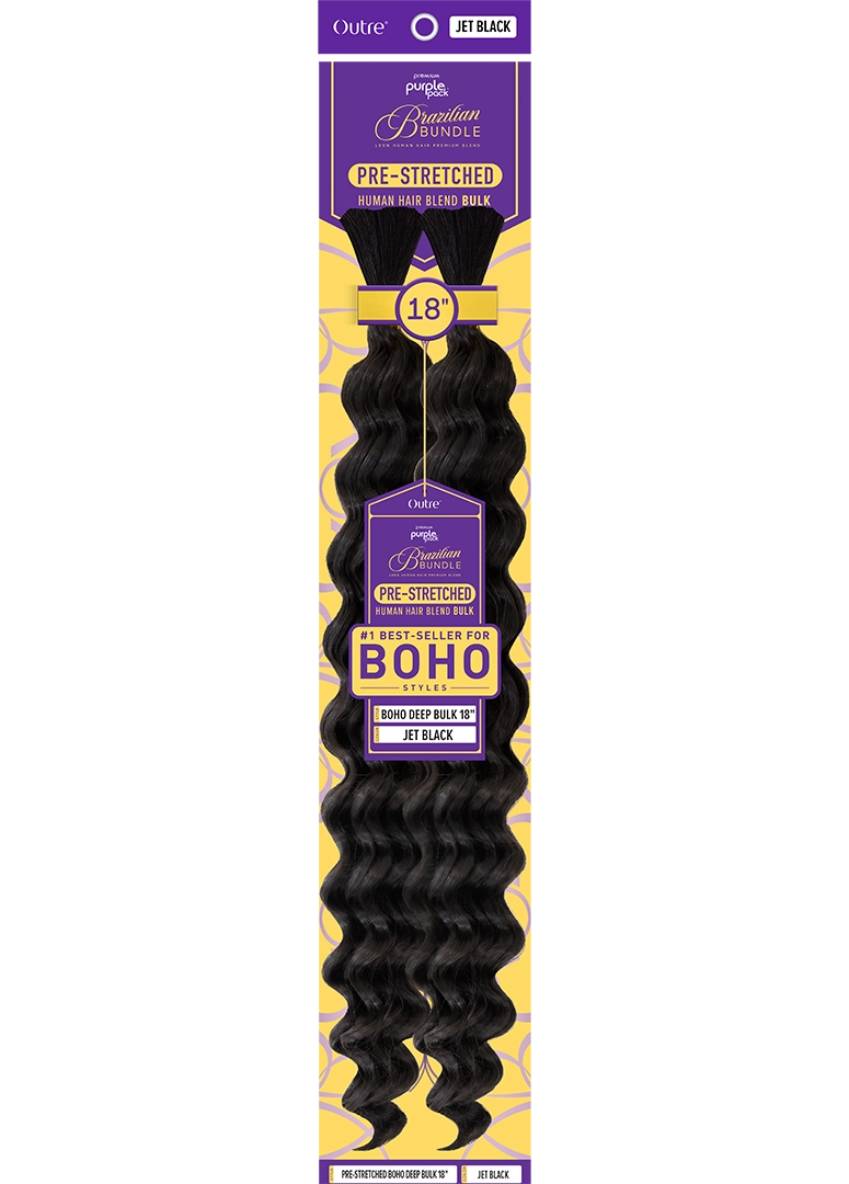 OUTRE PURPLE PACK BRAZILIAN BOHO DEEP BULK 18"