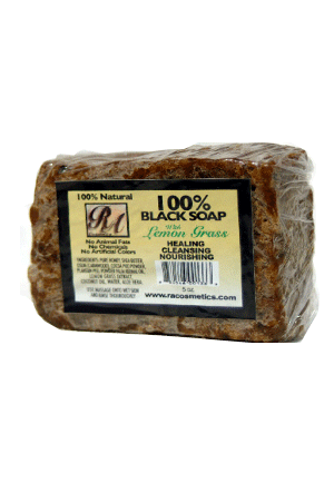 RA Cosmetics 100% Black Soap