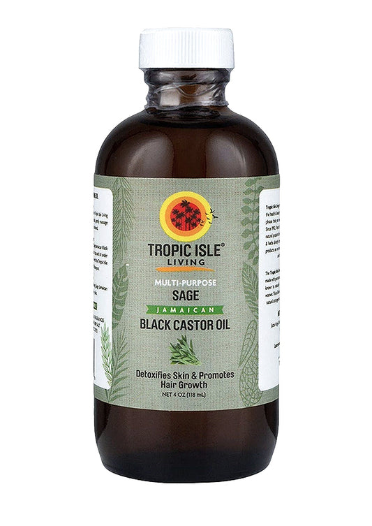 Tropic Isle Jamaican Black Castor Oil -Sage (4 oz)