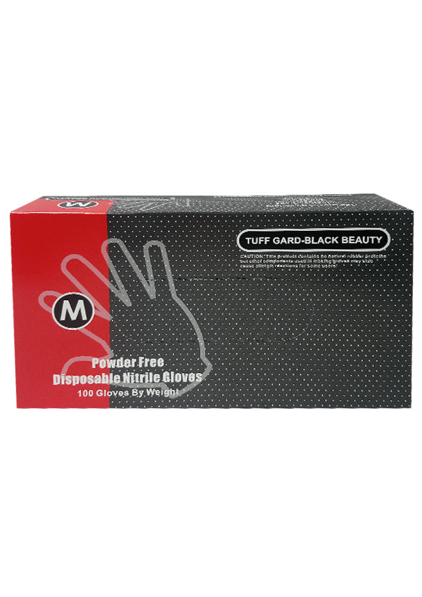 Tuff Gard-Black Beauty -PowderFree Disposable Gloves