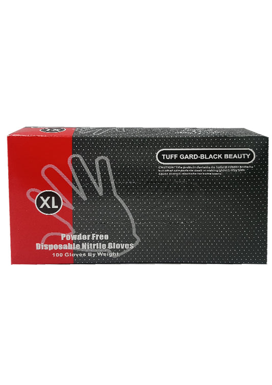 Tuff Gard-Black Beauty -PowderFree Disposable Gloves