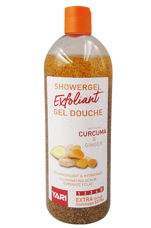 YARI Exfoliant shower Gel - Curcuma & Ginger (1000 ml)
