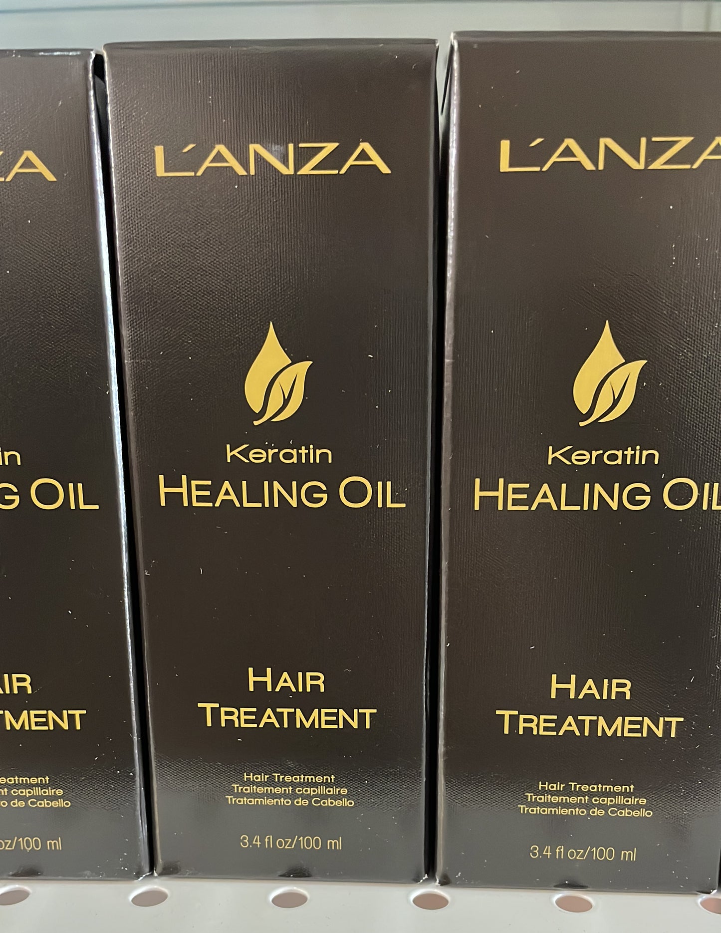 Lanza oil kératine hair treatment