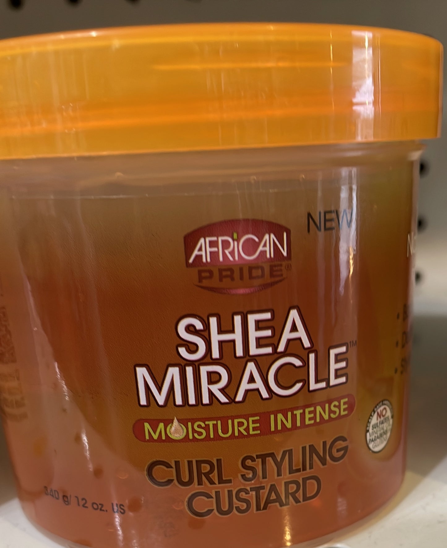 African pride shea miracle curl styling custard