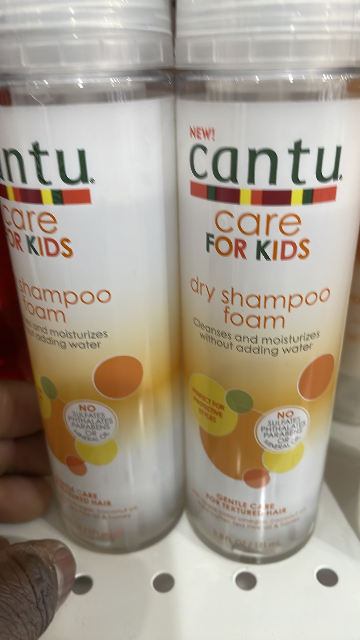 Cantu kids shampoo foam
