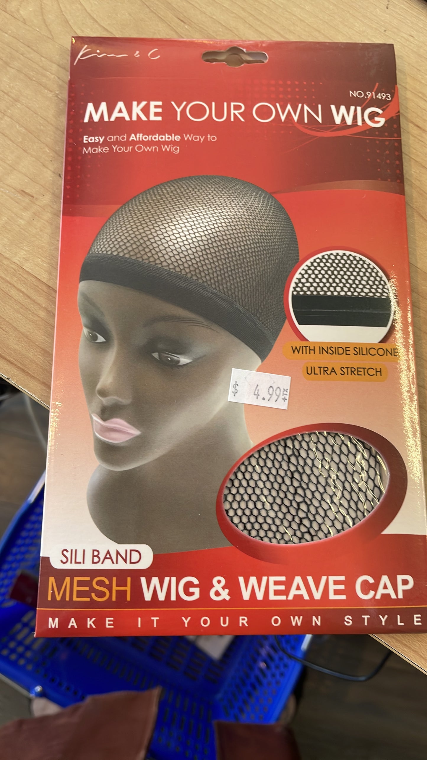 Mesh wig and weave cap