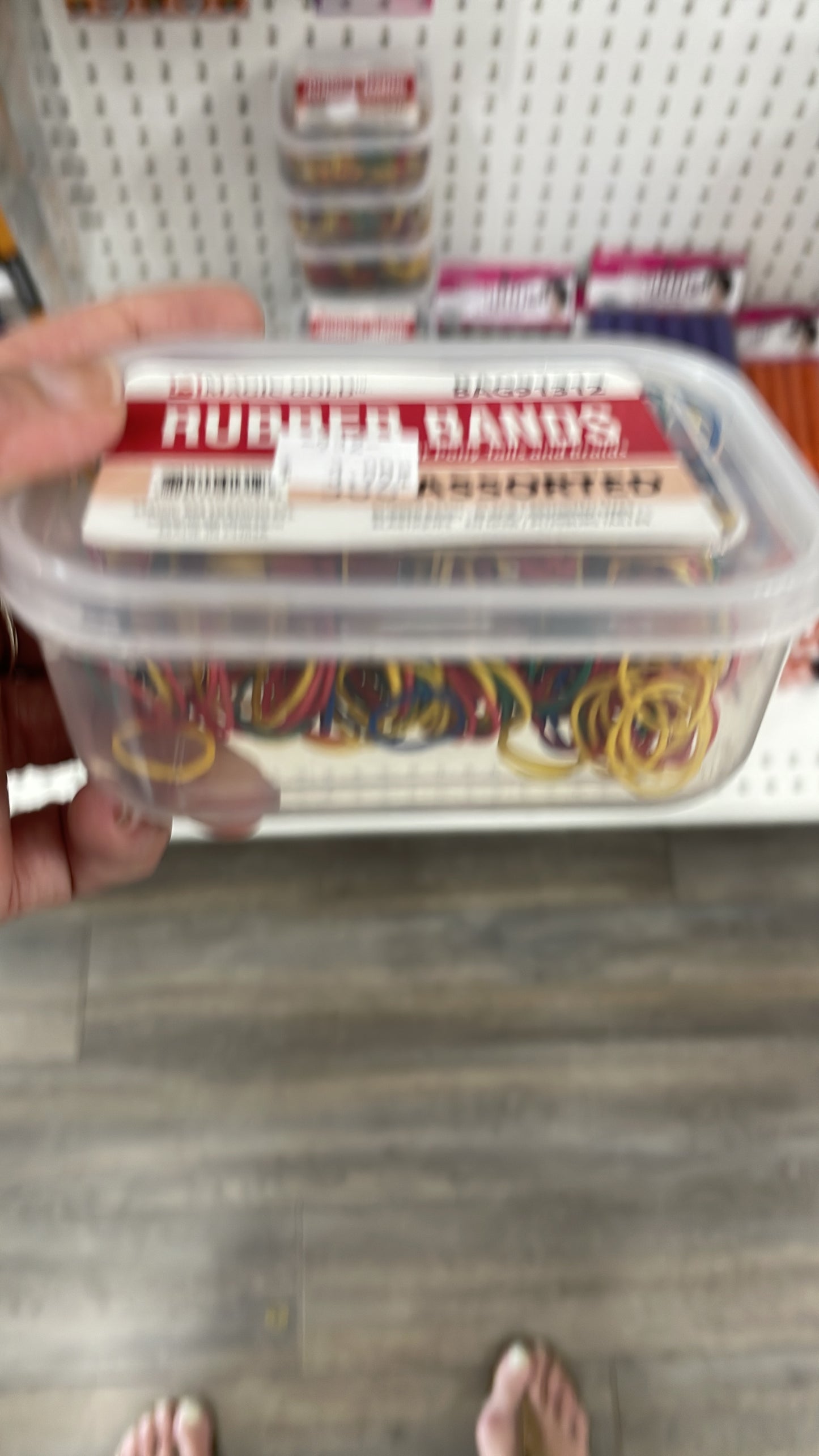 Rubber band milticolor 500