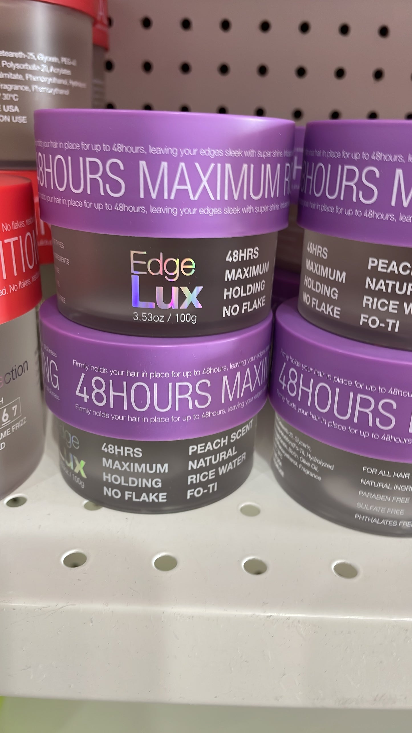 Edge Lux Tamer 48hr Maxi Peach-Purple (100g) #79