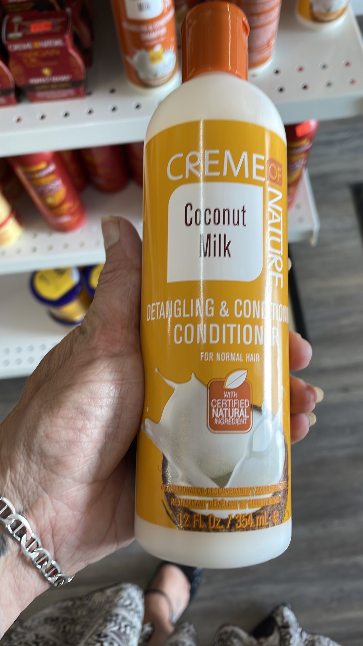Crème of nature detangling conditioner