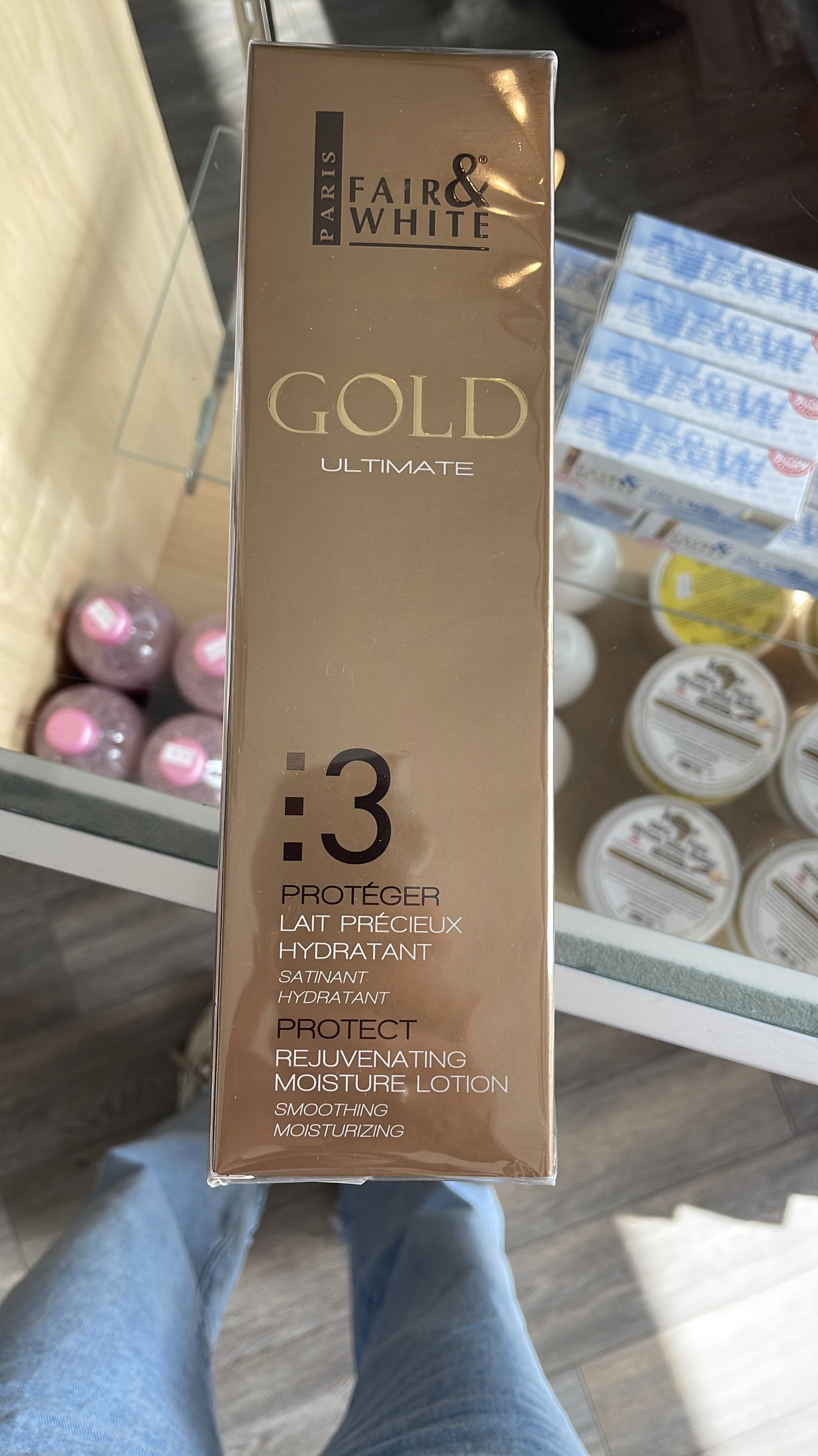 F&w gold lait hydratant
