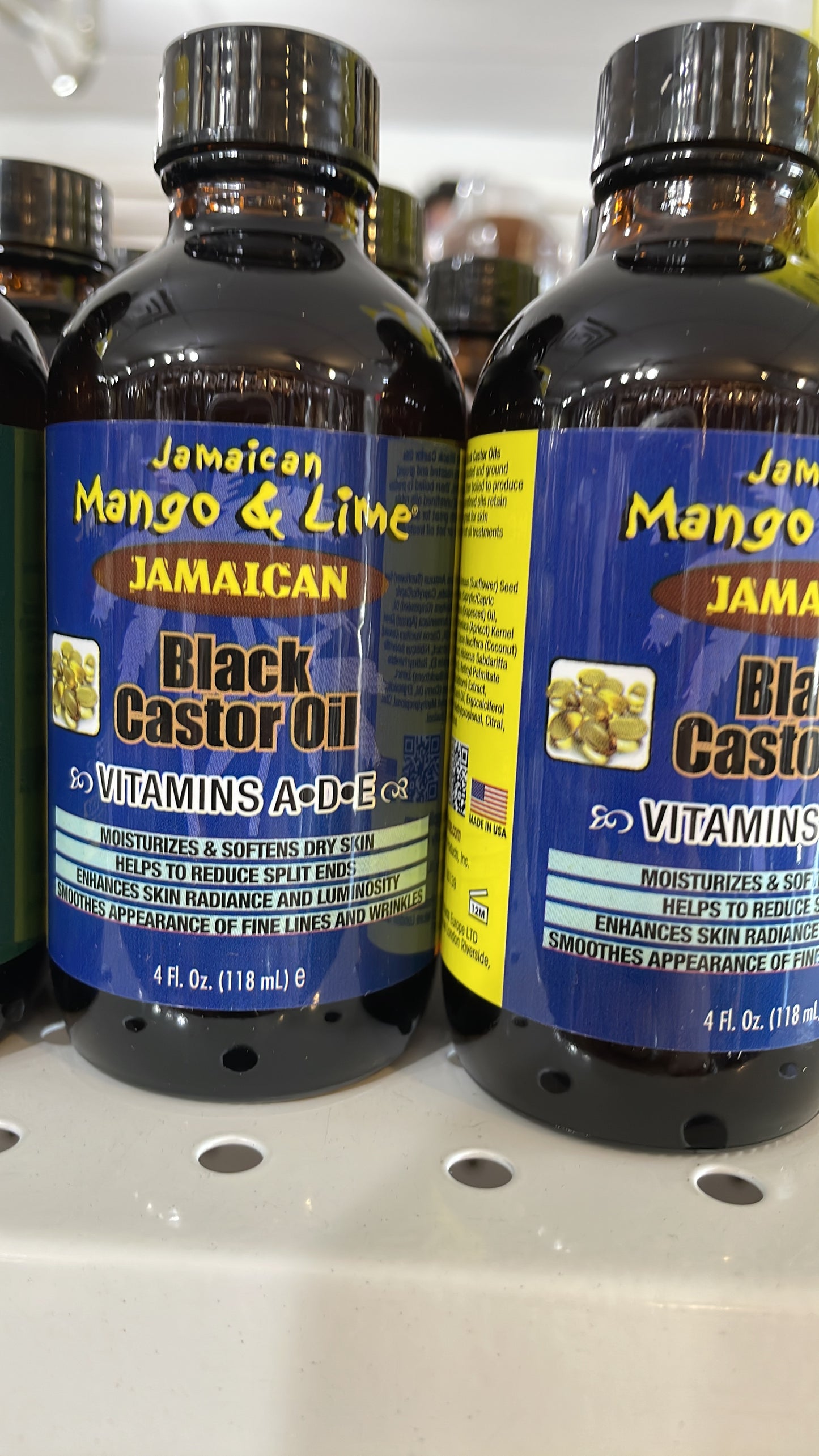Mango & lime black castor vitamine A-D-E