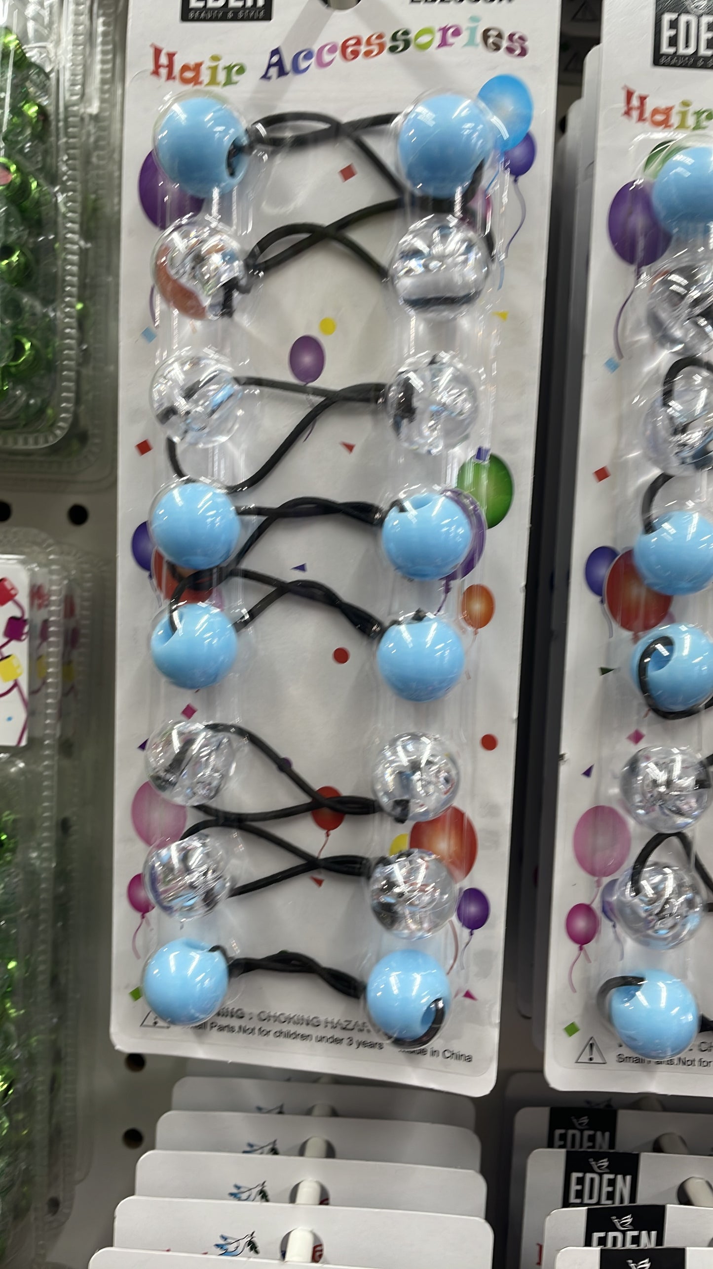 Hair accessories boulés bleu clear